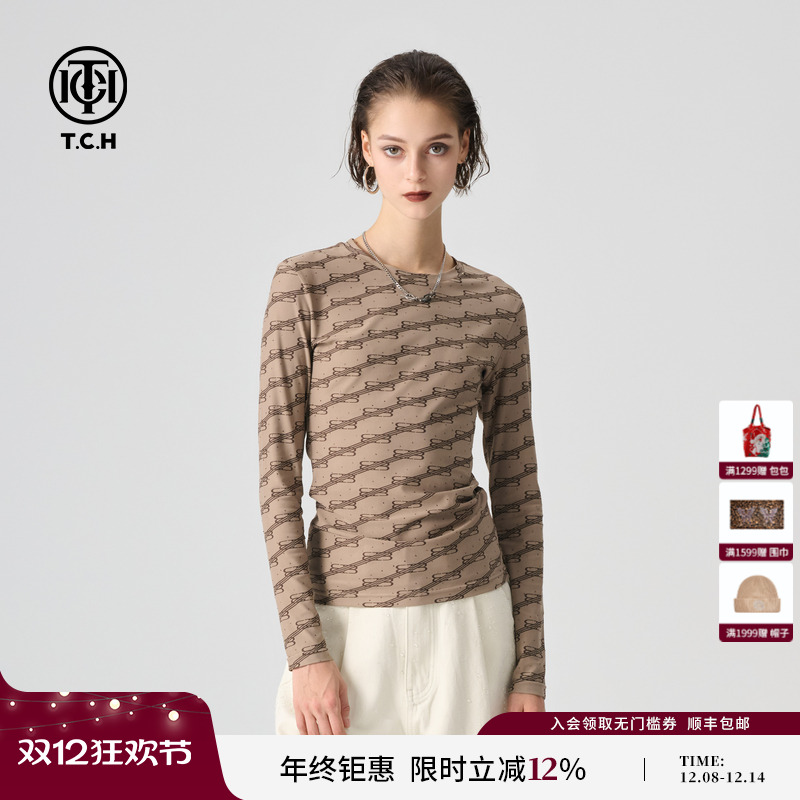 TCH轻奢时尚2024春夏新款T恤