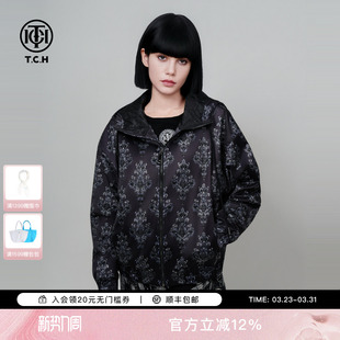 T75C27E9003 户外连帽棉服外套男女同款 TCH轻奢潮流2025夏季 新款