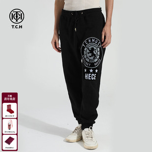 T66C20B7111 男潮流宽松百搭束脚休闲裤 TCH轻奢潮牌时尚 运动裤
