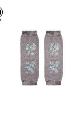 TCH时尚烫钻灰色堆堆袜女秋冬搭配韩风少女小腿袜袜套T75D47E5007