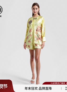 TCH时尚新中式字母烫钻上衣外套T72B08E9009