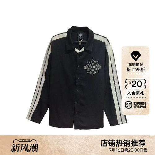 tchPOLO领长袖休闲时尚烫钻