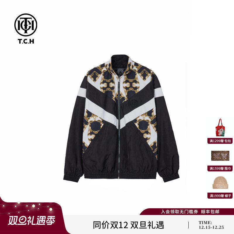 TCH 轻奢25春夏新款潮流时尚宽松印花轻奢系列外套T72A276018