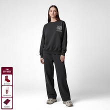 TCH潮酷风懒人穿搭烫钻老虎宽松圆领卫衣休闲裤套装女T75D07E1095