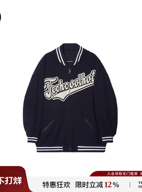 TCH/轻奢潮牌秋季新款烫钻显瘦休闲情侣长袖外套T69D168008