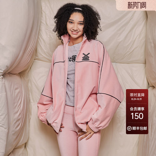 TCH潮牌26新款烫钻休闲时尚潮流绒绒外套S69D276019