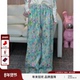 新款 TCH青雾漫染星花烫钻提花慵懒阔腿休闲裤 女25冬季 T75D20E1282
