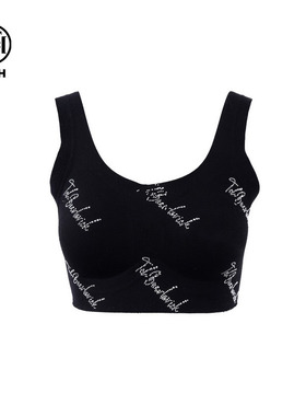 TCH私服潮牌重工烫钻时尚百搭美背吊带秋冬新款T72C03E5004