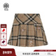TCH私服烫钻25秋冬新款 学院风A字高腰显瘦百褶短裙女T75D22E1003