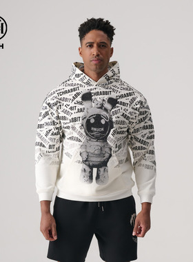 TCH 轻奢2025春季新款宽松烫钻连帽卫衣男女经典系列T72A126012