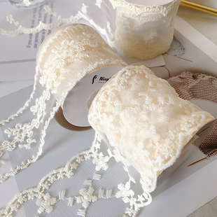 网纱蕾丝布料花边辅料diy手工蝴蝶结发饰配件衣服裙摆装饰材料包