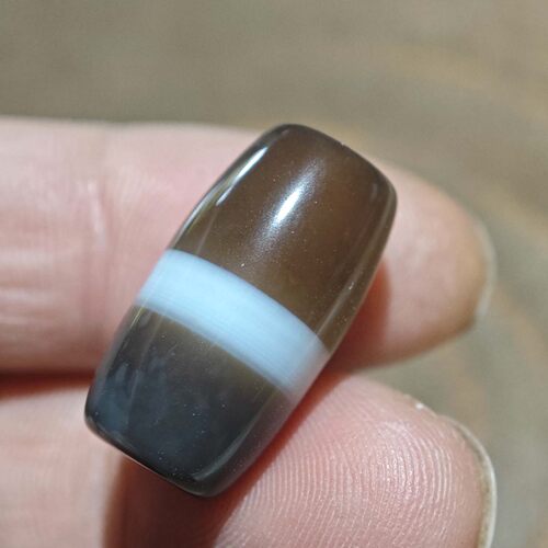 天然一线药师玛瑙桶珠