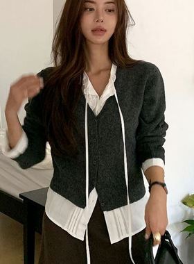 六1125韩国正品the-mood-26652 针织衫区纯色时装正品舒适冬款