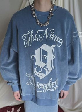 六1125韩国正品marquis-e-11455 卫衣区人气风格春季清新通勤端庄