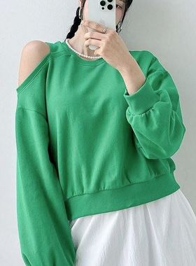 六1125韩国正品ellies-day7993 卫衣区人气风格春季清新通勤端庄