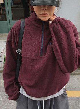 六1125韩国正品han-aun-n-i-190530 卫衣区流行纯色英伦正品独特