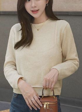 六1125韩国正品82746 吊带区可爱都市冬季复古正品修身休闲欧美