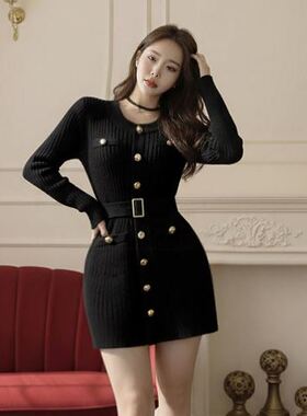 六1125韩国正品j-ud-ys-hop112519 连衣裙区学院春冬简约韩版街头