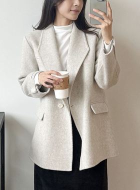 六1125韩国正品purplia-47416 外套区端庄纯色时装正品舒适冬款