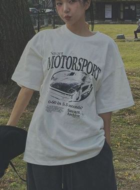 六1125韩国正品61881 T恤区复古正品修身休闲欧美直邮大气人气