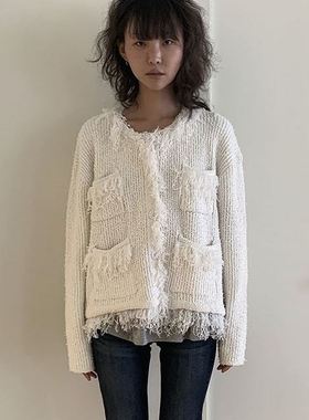 六1125韩国正品the-epel-17726 针织衫区春冬简约韩版街头可爱