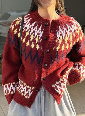 六1125韩国正品hi-com-ma-11382 针织衫区清新通勤端庄纯色时装