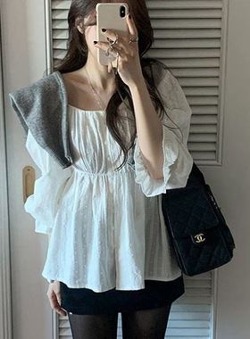 六1125韩国正品mode-rn-rob-e-17800 衬衫区直邮潮流甜美学院春冬