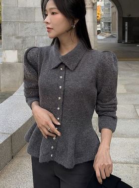 六1125韩国正品dab-agirl86281 针织衫区纯色英伦正品独特冬款