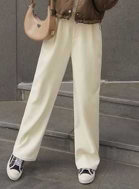 六1125韩国正品82807 裤子区春季清新通勤端庄纯色时装正品舒适