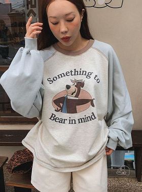 六1125韩国正品han-aun-n-i-190337 卫衣区经典通勤流行纯色英伦