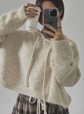 六1125韩国正品61753 针织衫区可爱优雅冬季气质正品个性休闲街舞