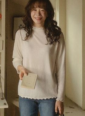 六1125韩国正品queen-s-pider-17167 针织衫区通勤流行纯色英伦