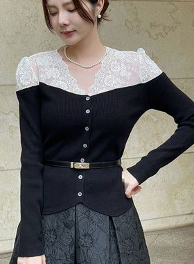 六1125韩国正品iammari-17006 针织衫区修身休闲欧美直邮大气人气