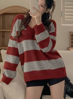 六1125韩国正品h-you--13907 针织衫区流行纯色英伦正品独特冬款