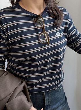 六1125韩国正品j-oamom-63470 T恤区学院春冬简约韩版街头可爱