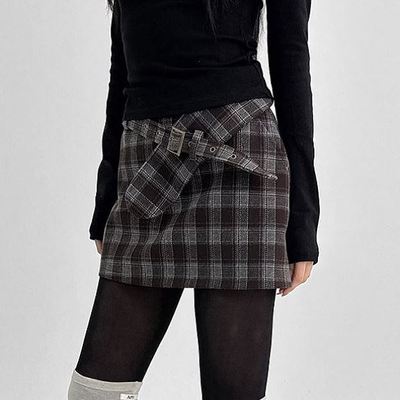 六1125韩国正品b-lack-up41877 半身裙区直邮潮流甜美学院春冬