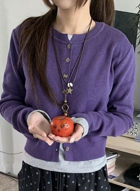 六1125韩国正品lovean-dpop-14917 针织衫区流行纯色英伦正品独特