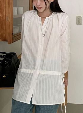 六1125韩国正品alit-tle-b--17853 衬衫区人气洋气春季经典通勤