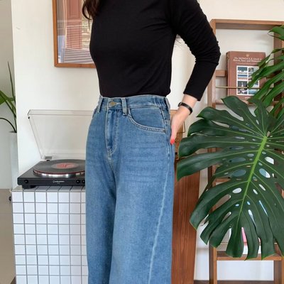 九1226韩国东大门运动牛仔裤区Vanilla-J-8730797潮流可爱学院