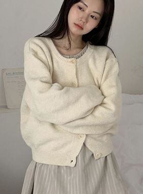 六1125韩国正品dailymarket-17625 针织衫区风格春季清新通勤端庄
