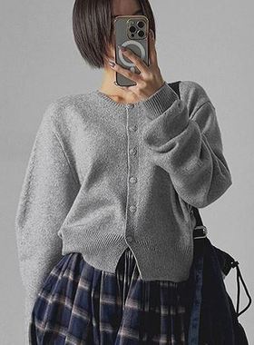 六1125韩国正品61755 针织衫区直邮潮流甜美学院春冬简约韩版街头