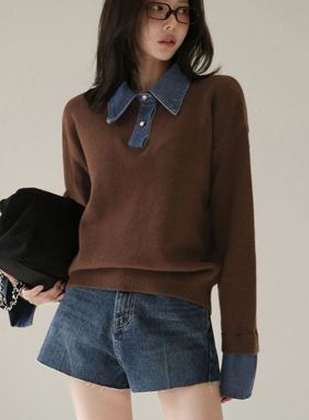 六1125韩国正品dab-agirl86282 针织衫区直邮知性人气风格春季