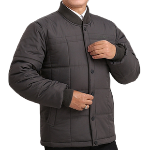 肥佬棉衣男冬季保暖外套立领内胆中老年棉袄棉服男装上衣加肥加大