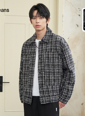 gxg.jeans男装冬季新款翻领棉夹克JEX12102064