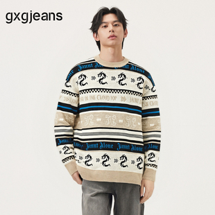圆领线衫 新款 JFX12000731 2024年春季 gxg.jeans男装