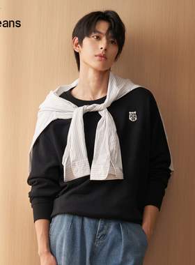 gxg.jeans男装2024年秋季新款圆领卫衣J24D13101143