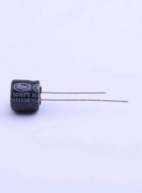 SG-101M1EBK-0807 直插铝电解电容 100uF ±20% 25V 插件,D8xL7mm
