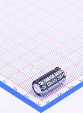 EGT337M1JG20RR 直插铝电解电容 330uF ±20% 63V 插件,D10xL20mm
