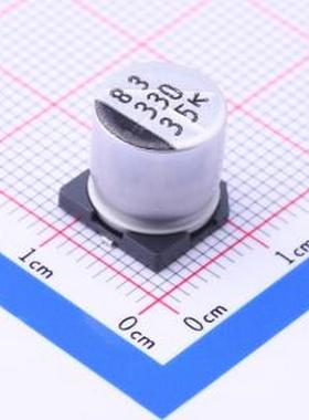 35CE330KX 贴片型铝电解电容 330uF ±20% 35V SMD,D10xL10.2mm