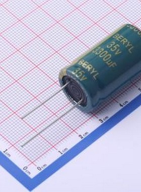 RC035M332LO18*32H-8A1C 直插铝电解电容 3300uF ±20% 35V 插件,